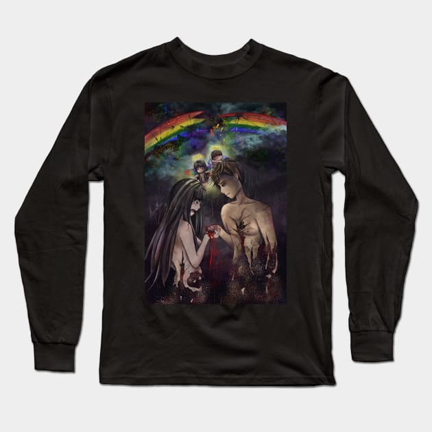 Miscarriage: The Lost Rainbow Long Sleeve T-Shirt by Yennie Fer (FaithWalkers)